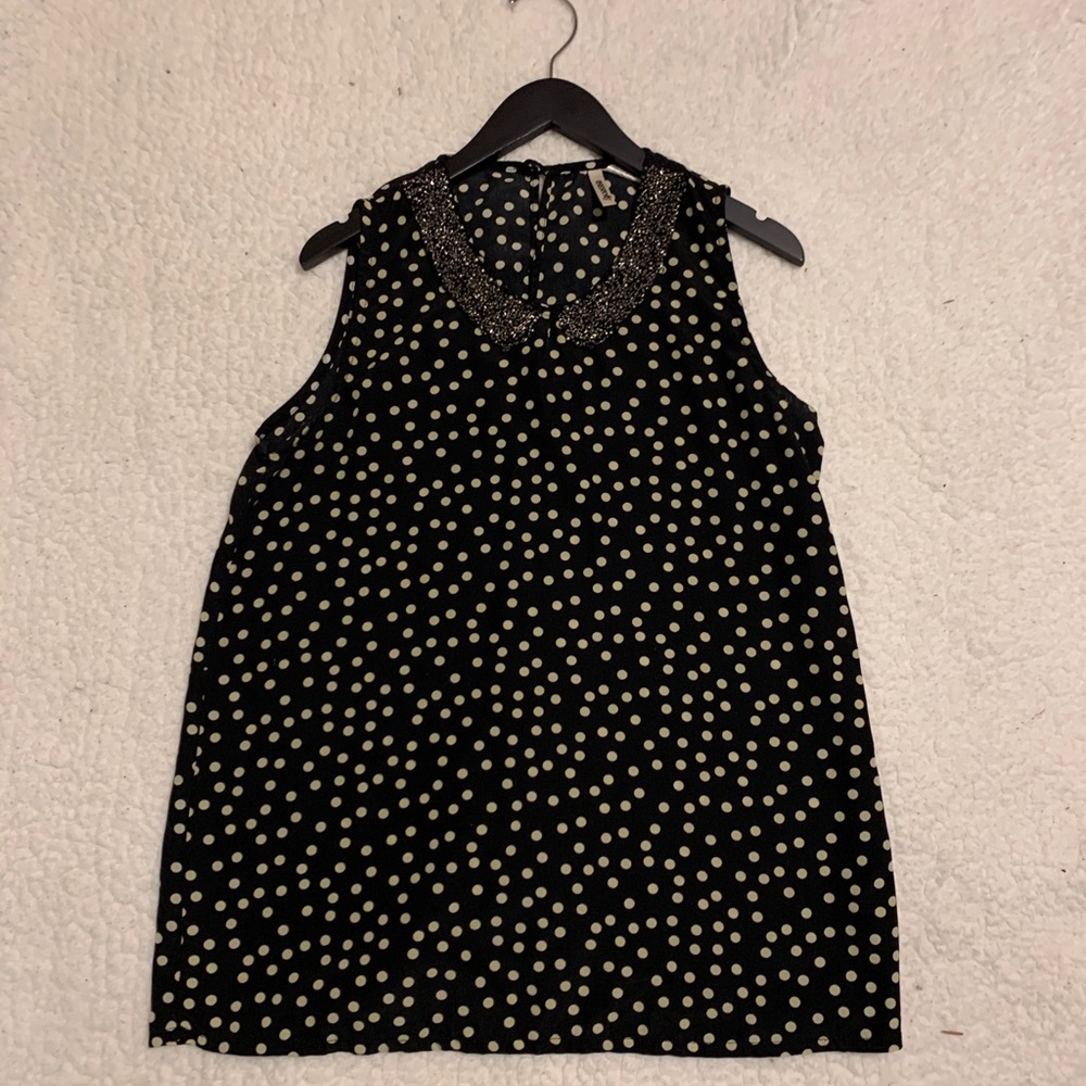 Polka dot blouse